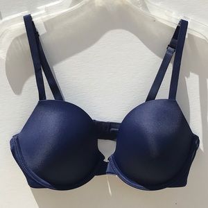 Ambrielle 36B Lightly Lined Blue Demi Bra
